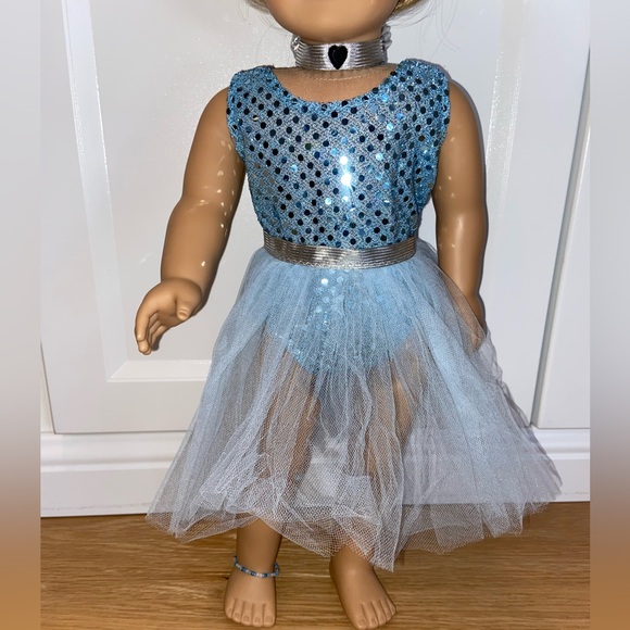 American Girl Other - American Girl Doll sequin gymnastics outfit
